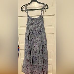 Free People Azure Maxi Dress, blue
